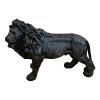 Statue Lion Resine H.70cm - Noir