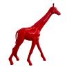Statue Girafe Resine H.100cm - Rouge