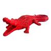 Statue Crocodile Resine 130cm - Rouge