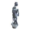 Statue Cheval Resine H.90cm - Gris