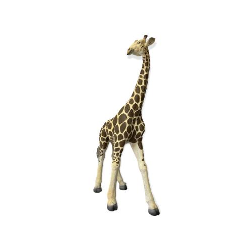 Statue Girafe Résine 70cm Naturel