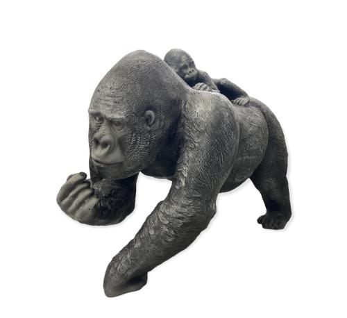 Statue Gorille Resine H85CM - Naturel