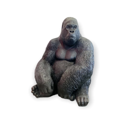 Statue Gorille Resine H.75cm - Naturel