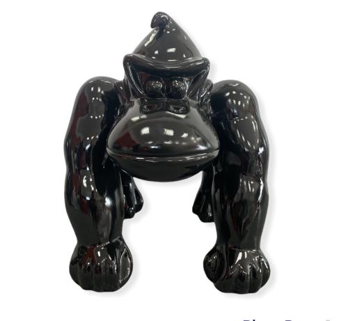 Statue Gorille Donkey Kong Resine H.60cm - Noir